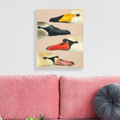 Wild Birds Natuur-Gezichten van Zwaan Canvas Afdruk (Insitu (Woonkamer))