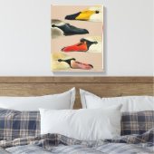 Wild Birds Natuur-Gezichten van Zwaan Canvas Afdruk (Insitu (Slaapkamer))