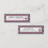 Wild Birthday Cake HP Visitekaartje (Voorkant / Achterkant)