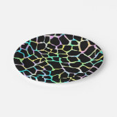 Wild Birthday party Giraffe Birthday Paper Borden Papieren Bordje (Gekanteld)