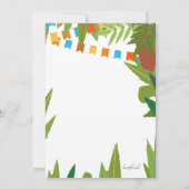 Wild Birthday Party Kaart (Achterkant)
