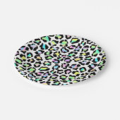 Wild Birthday party Leopard Birthday Paper Borden Papieren Bordje (Gekanteld)