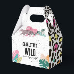 Wild Birthday Party Oerwoud Animals Kids Verjaarda Bedankdoosjes<br><div class="desc">Een kleurrijke wilde oerwoud dieren kinderen verjaardagsfeestje thema ontwerp. Een mooi wild dieren thema ontwerp dat kan worden aangepast aan uw details. Bijpassende safaridieren verjaardagsgunsten,  decor en geschenken. Perfect voor iedereen die houdt van wilde dieren,  tijgers,  leeuwen en luipaarden,  evenals unieke kleurrijke illustraties.</div>