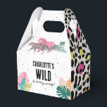 Wild Birthday Party Oerwoud Animals Kids Verjaarda Bedankdoosjes<br><div class="desc">Een kleurrijke wilde oerwoud dieren kinderen verjaardagsfeestje thema ontwerp. Een mooi wild dieren thema ontwerp dat kan worden aangepast aan uw details. Bijpassende safaridieren verjaardagsgunsten,  decor en geschenken. Perfect voor iedereen die houdt van wilde dieren,  tijgers,  leeuwen en luipaarden,  evenals unieke kleurrijke illustraties.</div>