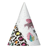 Wild Birthday Party Oerwoud Animals Kids Verjaarda Feesthoedjes (Links)