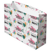 Wild Birthday Party Oerwoud Animals Kids Verjaarda Groot Cadeauzakje (Achterkant Gekanteld)