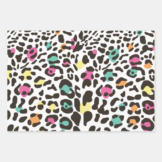 Wild Birthday Party Oerwoud Animals Kids Verjaarda Inpakpapier Vel (Voorkant 2)