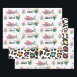 Wild Birthday Party Oerwoud Animals Kids Verjaarda Inpakpapier Vel<br><div class="desc">Een kleurrijke wilde oerwoud dieren kinderen verjaardagsfeestje thema ontwerp. Een mooi wild dieren thema ontwerp dat kan worden aangepast aan uw details. Bijpassende safaridieren verjaardagsgunsten,  decor en geschenken. Perfect voor iedereen die houdt van wilde dieren,  tijgers,  leeuwen en luipaarden,  evenals unieke kleurrijke illustraties.</div>