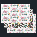 Wild Birthday Party Oerwoud Animals Kids Verjaarda Inpakpapier Vel<br><div class="desc">Een kleurrijke wilde oerwoud dieren kinderen verjaardagsfeestje thema ontwerp. Een mooi wild dieren thema ontwerp dat kan worden aangepast aan uw details. Bijpassende safaridieren verjaardagsgunsten,  decor en geschenken. Perfect voor iedereen die houdt van wilde dieren,  tijgers,  leeuwen en luipaarden,  evenals unieke kleurrijke illustraties.</div>