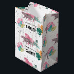 Wild Birthday Party Oerwoud Animals Kids Verjaarda Medium Cadeauzakje<br><div class="desc">Een kleurrijke wilde oerwoud dieren kinderen verjaardagsfeestje thema ontwerp. Een mooi wild dieren thema ontwerp dat kan worden aangepast aan uw details. Bijpassende safaridieren verjaardagsgunsten,  decor en geschenken. Perfect voor iedereen die houdt van wilde dieren,  tijgers,  leeuwen en luipaarden,  evenals unieke kleurrijke illustraties.</div>