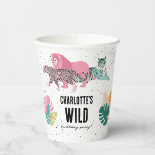 Wild Birthday Party Oerwoud Animals Kids Verjaarda Papieren Bekers