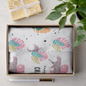 Wild Birthday Party Oerwoud Animals Kids Verjaarda Tissuepapier (Geschenk)