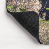 Wild Black Beer en Trees Wildlife Foto Muismat (Hoek)