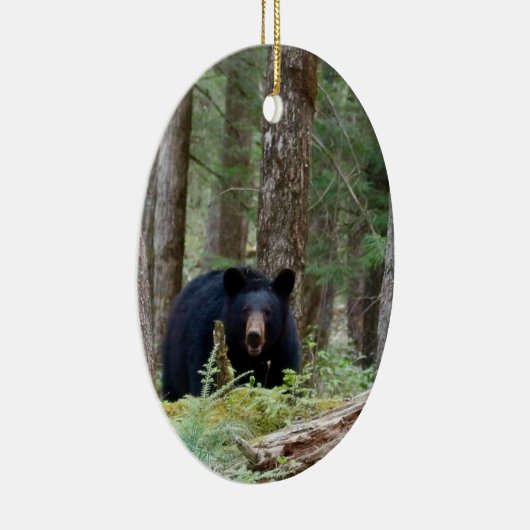 Wild Black Beer keramisch Ornament (Rechts)