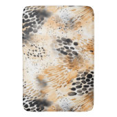 Wild Black Cream Leopard Animal Badmat (Voorkant Verticaal)