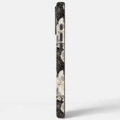 Wild Black Cream Leopard Animal Floral Case-Mate iPhone Case (Achterkant / Links)