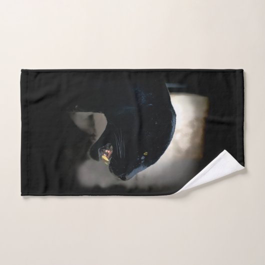 Wild Black Jaguar Bad Handdoek (Handdoek)