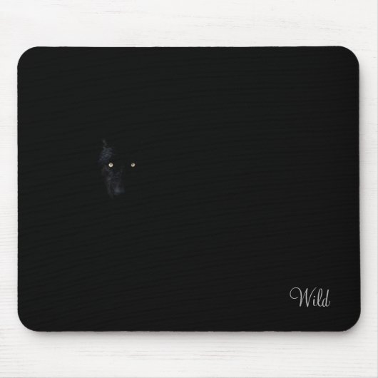 Wild Black Jaguar Mousepad Muismat (Voorkant)