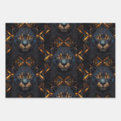 Wild Black Panther Kat Inpakpapier Vel (Voorkant 3)