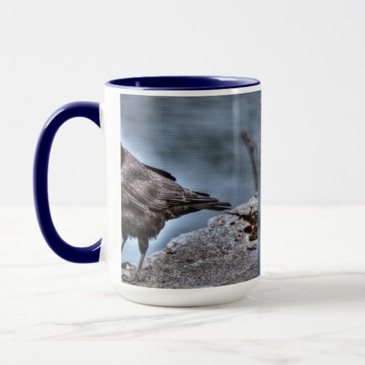 Wild Black Raven Crow-liefhebbers #Gift Mok (Links)