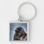 Wild Black Raven Crow-liefhebbers #Gift Sleutelhanger (Voorkant)
