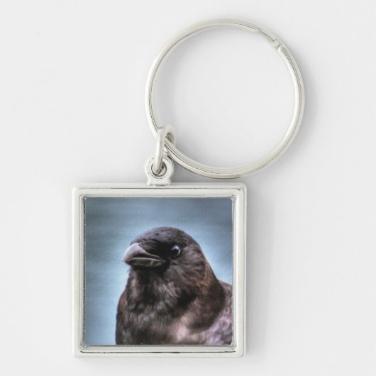 Wild Black Raven Crow-liefhebbers #Gift Sleutelhanger (Voorkant)
