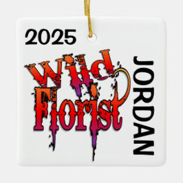 Wild Bloemist CUSTOM Keramisch Ornament