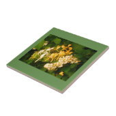 Wild Blooming Roos Honeysuckle Ceramic Tegel Tegeltje (Zijkant)