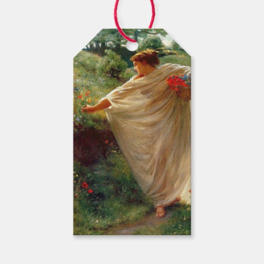 Wild Blossoms (door Edward Poynter) Cadeaulabel (Voorkant)