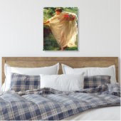 Wild Blossoms (door Edward Poynter) Canvas Afdruk (Insitu (Slaapkamer))