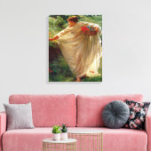 Wild Blossoms (door Edward Poynter) Canvas Afdruk (Insitu (Woonkamer))