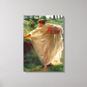 Wild Blossoms (door Edward Poynter) Canvas Afdruk (Voorkant)