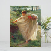 Wild Blossoms (door Edward Poynter) Kaart (Staand voorkant)