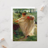 Wild Blossoms (door Edward Poynter) Kaart (Voorkant / Achterkant in situ)