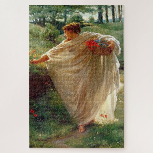 Wild Blossoms (door Edward Poynter) Legpuzzel (Verticaal)