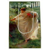 Wild Blossoms (door Edward Poynter) Medium Cadeauzakje (Achterkant)