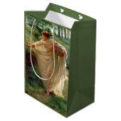 Wild Blossoms (door Edward Poynter) Medium Cadeauzakje (Achterkant Gekanteld)