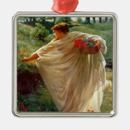 Wild Blossoms (door Edward Poynter) Metalen Ornament
