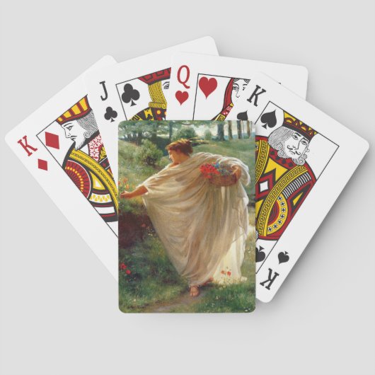 Wild Blossoms (door Edward Poynter) Pokerkaarten (Achterkant)