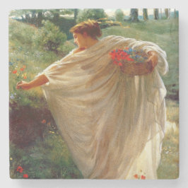 Wild Blossoms (door Edward Poynter) Stenen Onderzetter