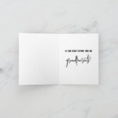 Wild Blue Floral Zwangerschap onthullen ouders gew Aankondiging (Binnen)