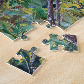 Wild Blue Jay Bird Art Puzzle Legpuzzel (Zijkant)