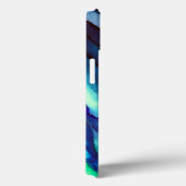 Wild Blue Oceanscape Alcohol Ink Case-Mate iPhone Case (Achterkant / Rechts)