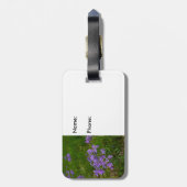 Wild Blue Phlox Bagagelabel (Achterkant verticaal)