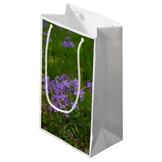 Wild Blue Phlox Klein Cadeauzakje (Voorkant Gekanteld)