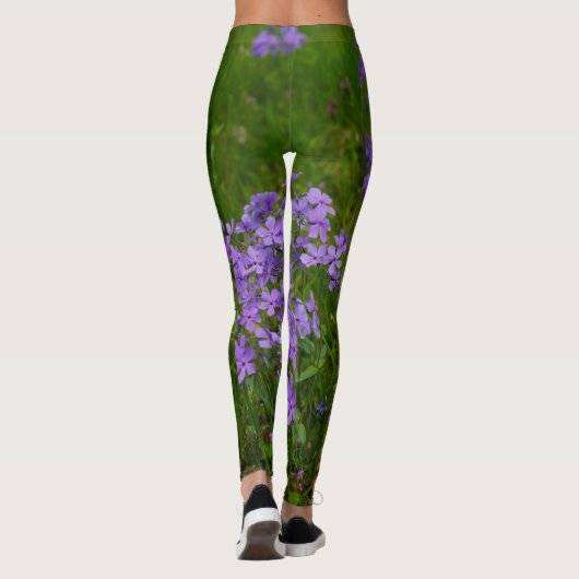 Wild Blue Phlox Leggings (Achterkant)