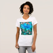 Wild Blue Sunflower T-Shirt (Voorkant volledig)
