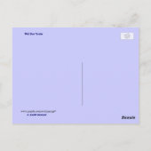Wild Blue Yonder Briefkaart (Achterkant)