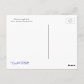 Wild Blue Yonder Briefkaart (Achterkant)