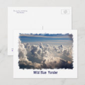 Wild Blue Yonder Briefkaart (Voorkant / Achterkant)